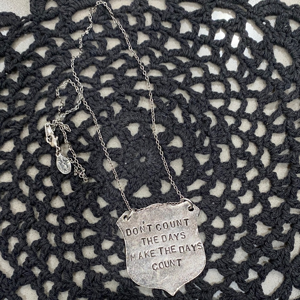 NEW alisa michelle silver necklace a true